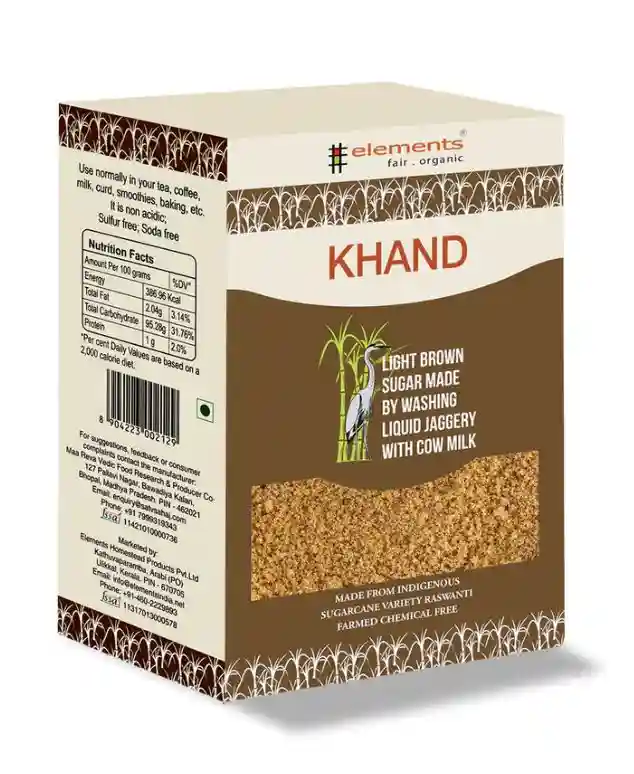 Desi Khand Sugar 1 kg by Elements