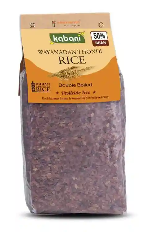 Kabani Thondi Rice 50% Bran 1 Kg by Elements